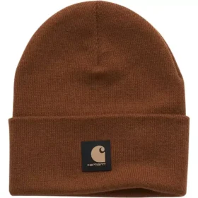 Kinderbeanie van gebreid garen met ton-sur-ton patch (baby, peuter, kind, tiener)