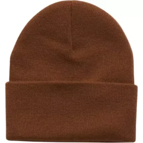 Kinderbeanie van gebreid garen met ton-sur-ton patch (baby, peuter, kind, tiener)