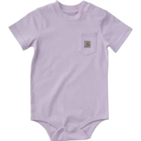Kinderbodysuit met korte armstukken en zakje (baby)