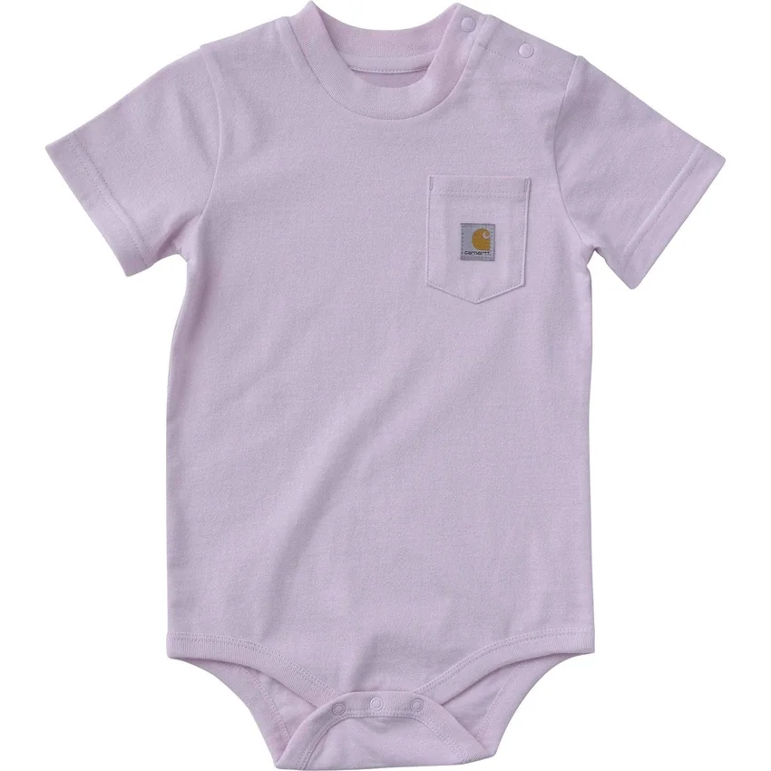 Kinderbodysuit met korte armstukken en zakje (baby)
