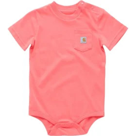 Kinderbodysuit met korte armstukken en zakje (baby)