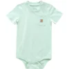Kinderbodysuit met korte armstukken en zakje (baby)