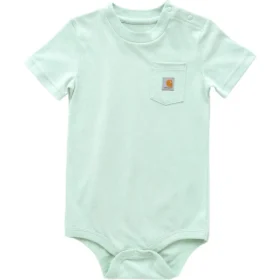 Kinderbodysuit met korte armstukken en zakje (baby)