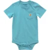 Kinderbodysuit met korte armstukken en zakje (baby)