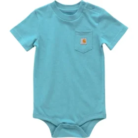 Kinderbodysuit met korte armstukken en zakje (baby)