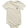 Kinderbodysuit met korte armstukken en zakje (baby)