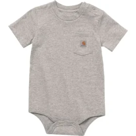 Kinderbodysuit met korte armstukken en zakje (baby)