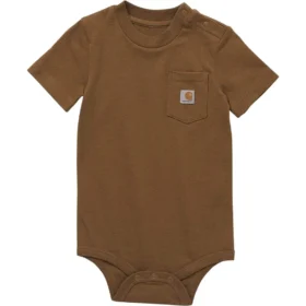 Kinderbodysuit met korte armstukken en zakje (baby)