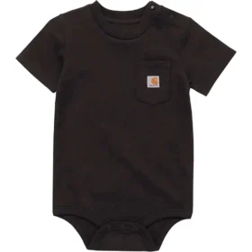 Kinderbodysuit met korte armstukken en zakje (baby)