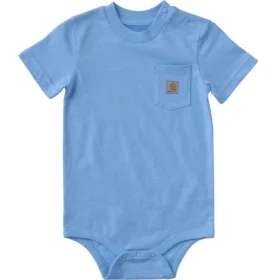Kinderbodysuit met korte armstukken en zakje (baby)