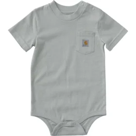 Kinderbodysuit met korte armstukken en zakje (baby)