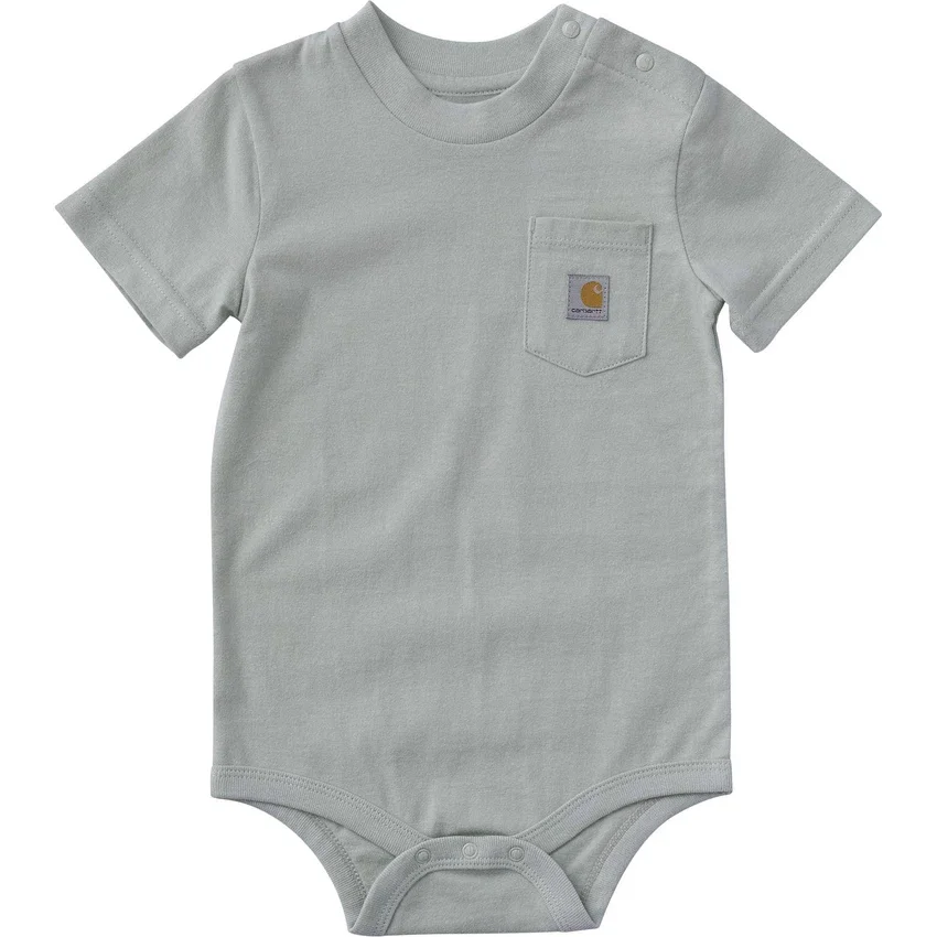 Kinderbodysuit met korte armstukken en zakje (baby)