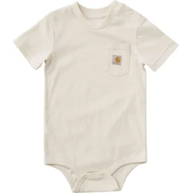 Kinderbodysuit met korte armstukken en zakje (baby)