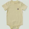 Kinderbodysuit met korte armstukken en zakje (baby)