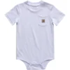 Kinderbodysuit met korte armstukken en zakje (baby)
