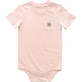 Kinderbodysuit met korte armstukken en zakje (baby)