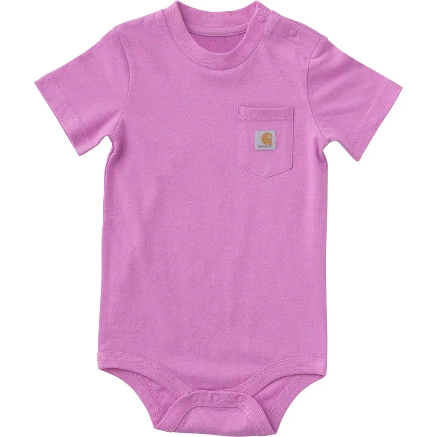 Kinderbodysuit met korte armstukken en zakje (baby)