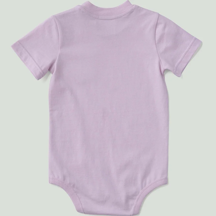 Kinderbodysuit met korte armstukken en zakje (baby)