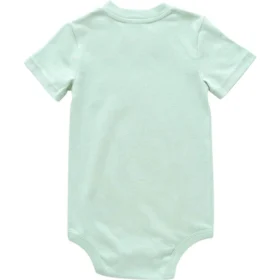 Kinderbodysuit met korte armstukken en zakje (baby)