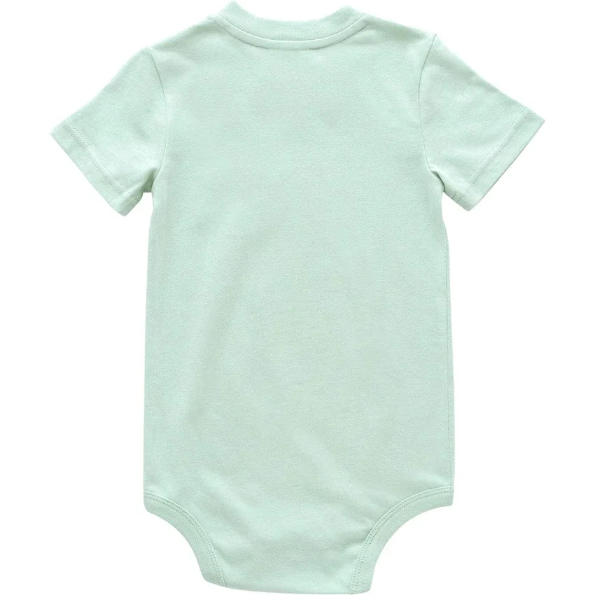 Kinderbodysuit met korte armstukken en zakje (baby)