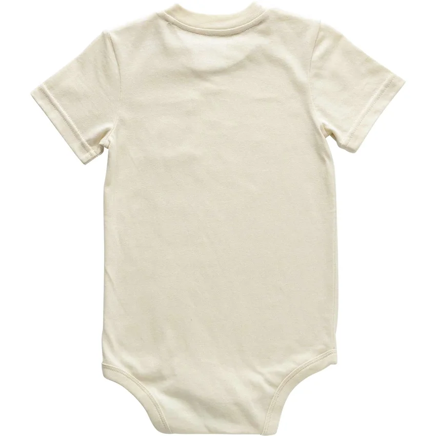 Kinderbodysuit met korte armstukken en zakje (baby)