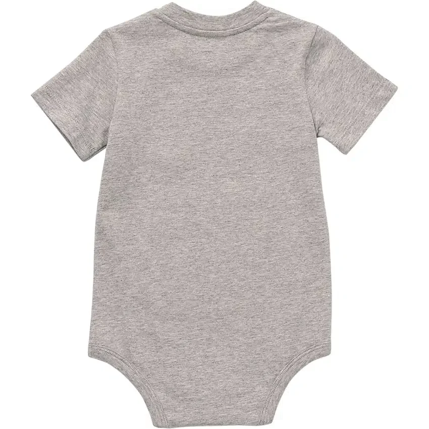Kinderbodysuit met korte armstukken en zakje (baby)