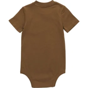 Kinderbodysuit met korte armstukken en zakje (baby)