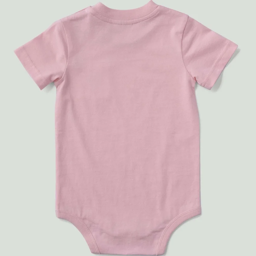 Kinderbodysuit met korte armstukken en zakje (baby)