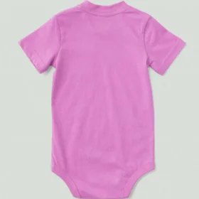 Kinderbodysuit met korte armstukken en zakje (baby)