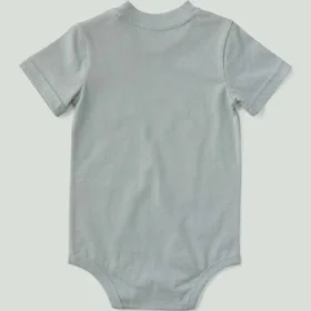 Kinderbodysuit met korte armstukken en zakje (baby)