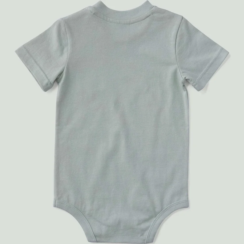 Kinderbodysuit met korte armstukken en zakje (baby)
