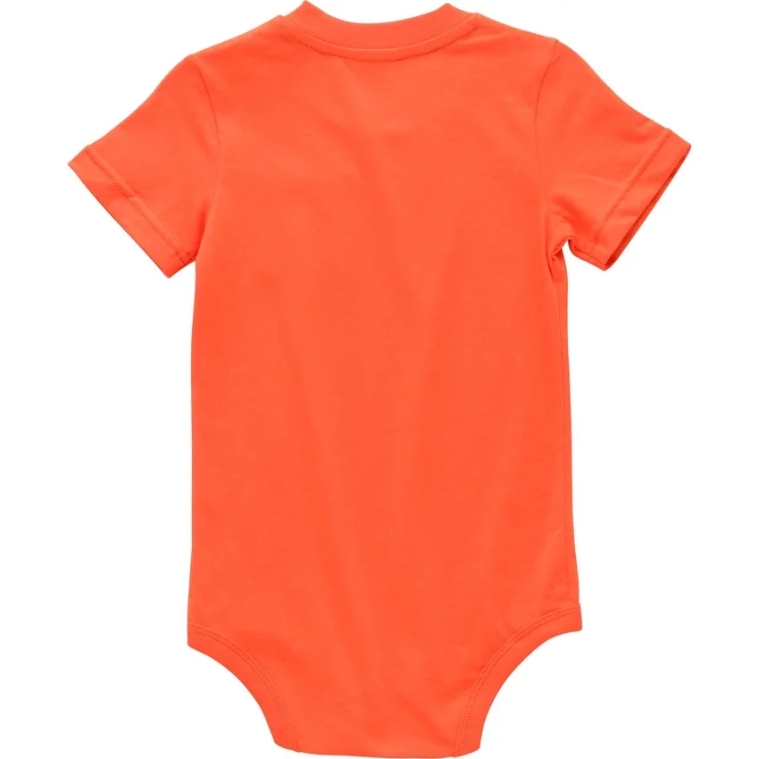 Kinderbodysuit met korte armstukken en zakje (baby)