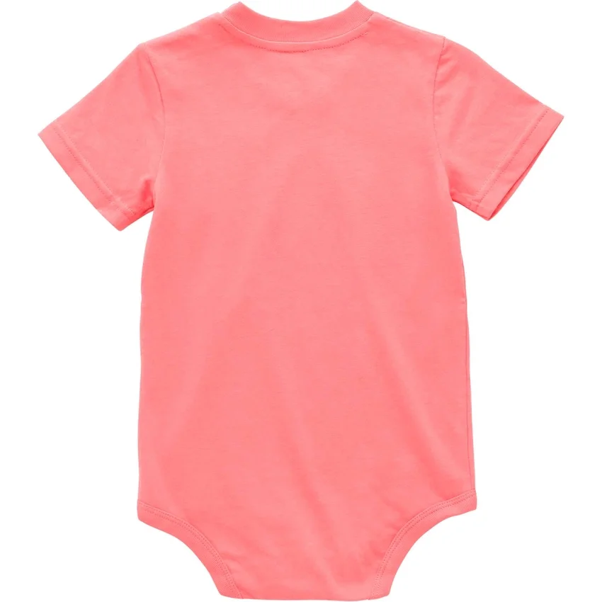 Kinderbodysuit met korte armstukken en zakje (baby)