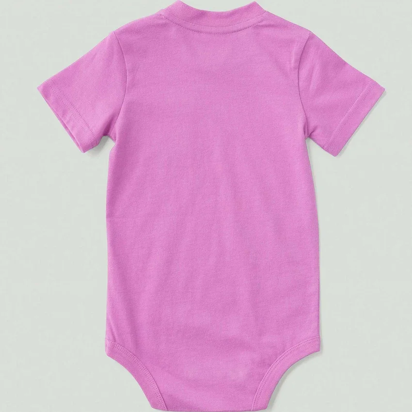 Kinderbodysuit met korte armstukken en zakje (baby)