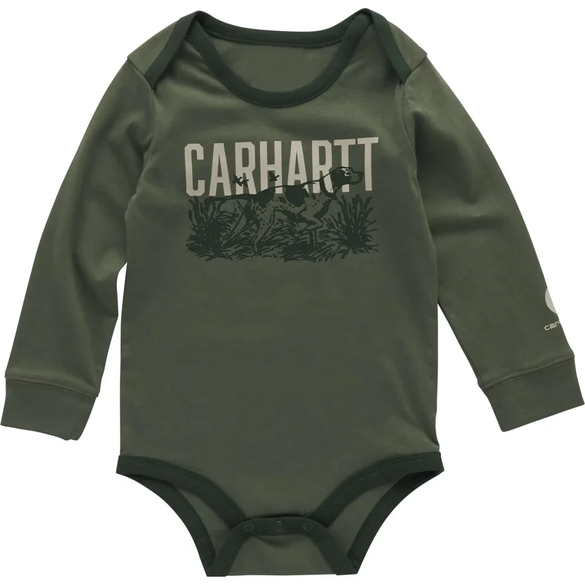 Lange armstukken body met hondenthema voor jongens (baby)