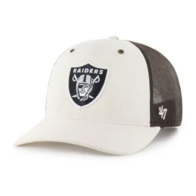 Las Vegas Raiders '47 ongeverfde truckerpet met relaxte pasvorm
