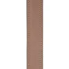 Leren riem met drievoudige stiksels