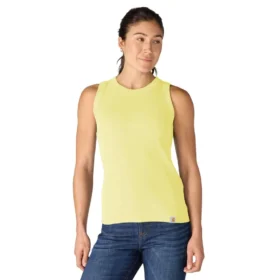 Lichtgewicht, ademende geribbelde tanktop van Tencel voor dames