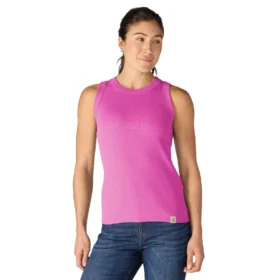 Lichtgewicht, ademende geribbelde tanktop van Tencel voor dames