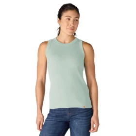 Lichtgewicht, ademende geribbelde tanktop van Tencel voor dames