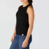 Lichtgewicht, ademende geribbelde tanktop van Tencel voor dames