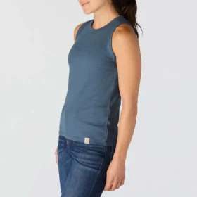 Lichtgewicht, ademende geribbelde tanktop van Tencel voor dames