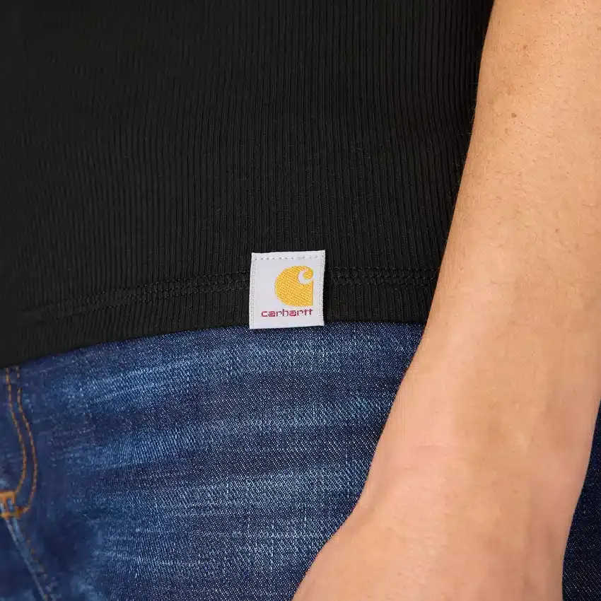 Lichtgewicht, ademende geribbelde tanktop van Tencel voor dames