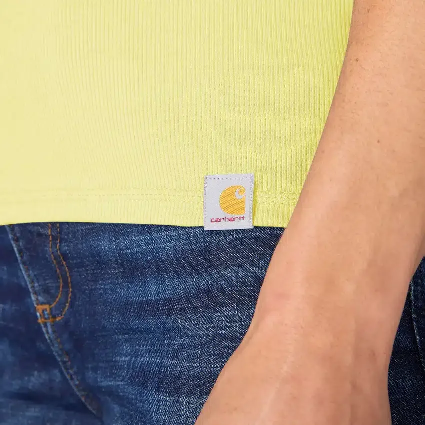Lichtgewicht, ademende geribbelde tanktop van Tencel voor dames