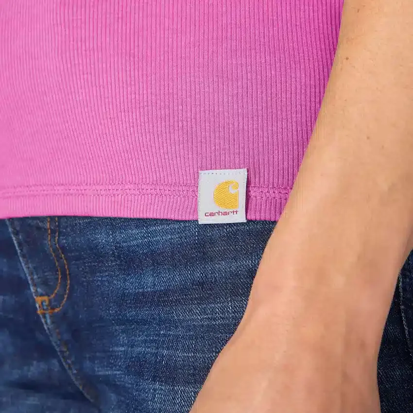 Lichtgewicht, ademende geribbelde tanktop van Tencel voor dames