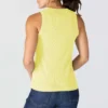 Lichtgewicht, ademende geribbelde tanktop van Tencel voor dames