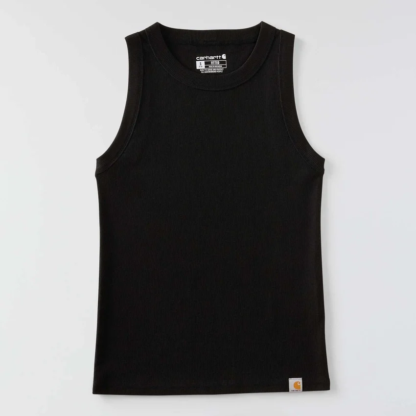 Lichtgewicht, ademende geribbelde tanktop van Tencel voor dames