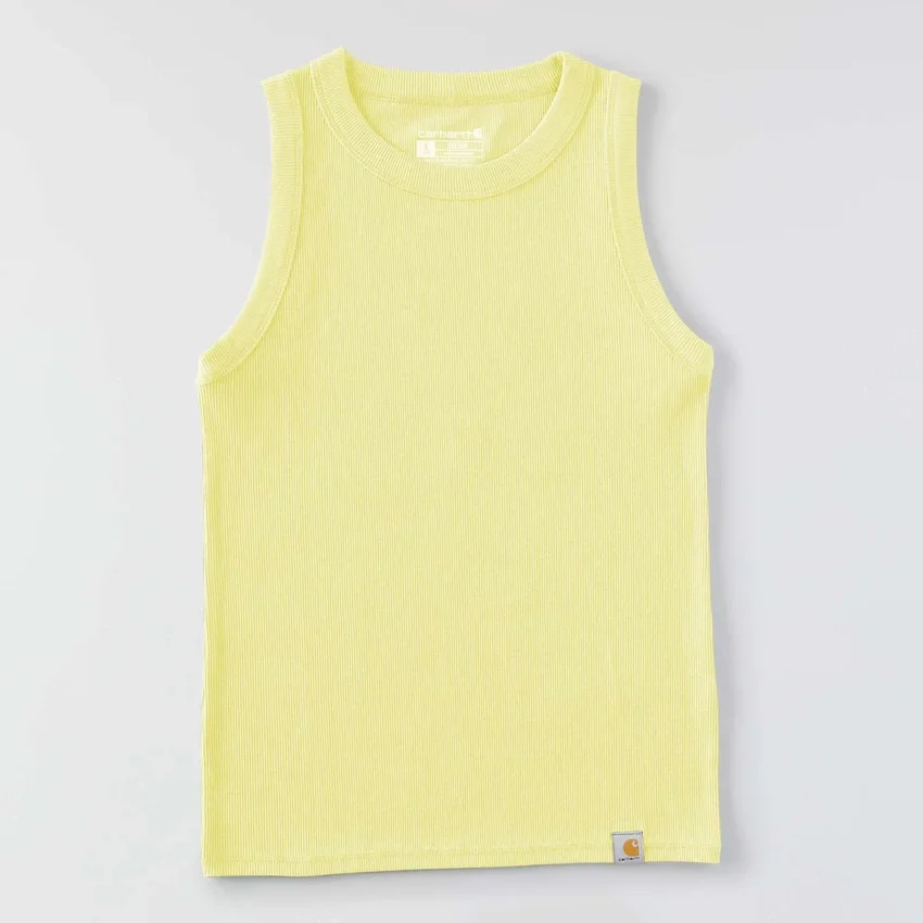 Lichtgewicht, ademende geribbelde tanktop van Tencel voor dames
