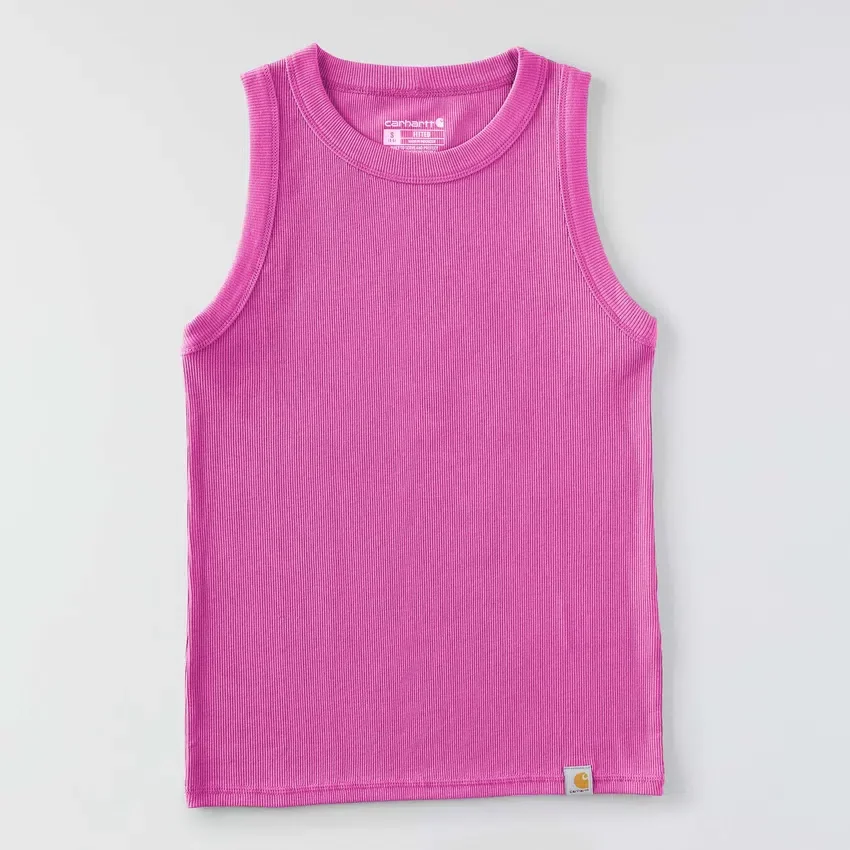 Lichtgewicht, ademende geribbelde tanktop van Tencel voor dames