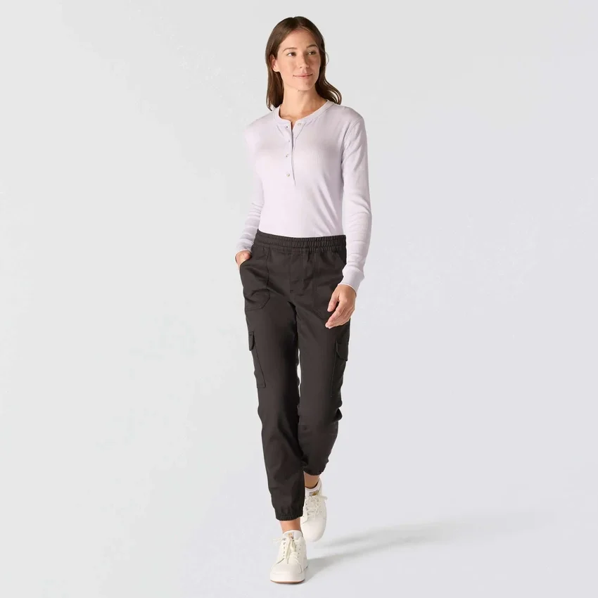 Lichtgewicht joggingbroek met relaxte pasvorm van Tencel voor dames